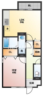 モナリエ池田新町の間取り画像