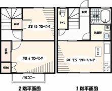 テラスハウスHAGOROMOの間取り画像
