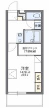 レオパレスクレベールの間取り画像