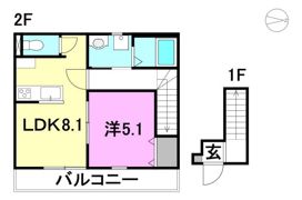 Girasole Horieの間取り画像