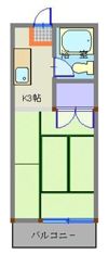 イースタンハイツ連坊B棟の間取り画像