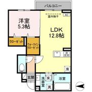 D-ROOM川北の間取り画像