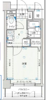 エスリード梅田東の間取り画像