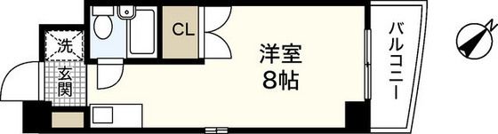 関本緑井ビルの間取り画像