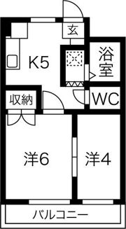 コーポ川原の間取り画像