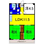 ベルシャトウ白亜の間取り画像