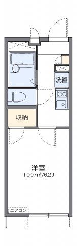 レオパレスフローリッシュⅡの間取り画像