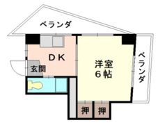 Calm楠木六番館の間取り画像