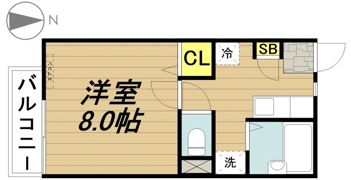 ビレジマルナの間取り画像