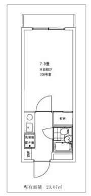 17ノヨネコーポ船堀の間取り画像