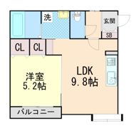 カーサセレーナ住吉の間取り画像