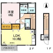 コーポセゾンB B棟の間取り画像