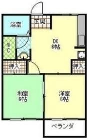 サンハイツ見付の間取り画像