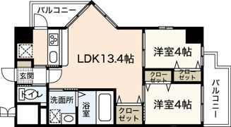 Lion銀山町の間取り画像
