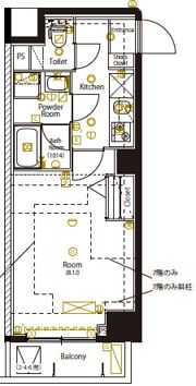 マーロ千住クレストタップⅡの間取り画像