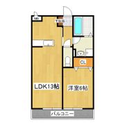 リジエールA棟の間取り画像