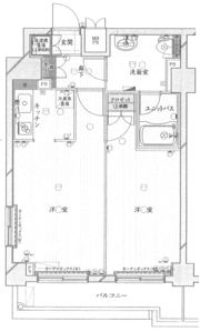 ルーブル日本橋の間取り画像