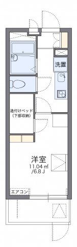 レオパレスNSクロスRの間取り画像