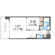 プレジオ三国ASIANの間取り画像