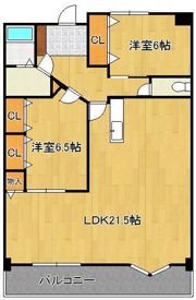 レイ・ブリック若園の間取り画像