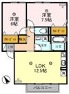 サンシャイン湖舟 B棟の間取り画像
