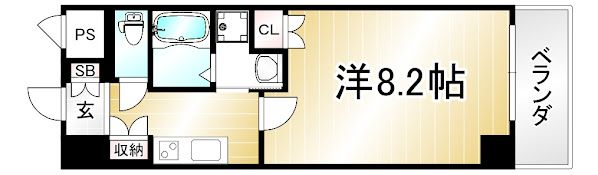 ボヌール華 西陣の間取り画像