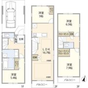 貸家 練馬区石神井台の間取り画像