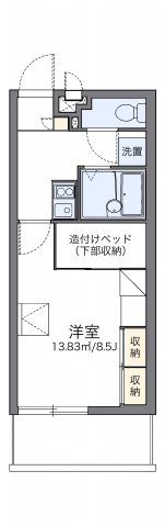 レオパレス新都心Ⅱの間取り画像