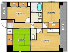 シャンポールの間取り画像