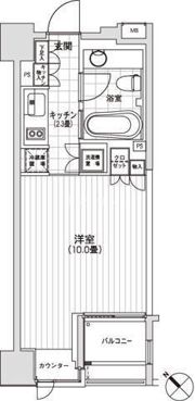 カスタリア銀座の間取り画像