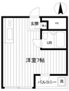 シャトル大恵Eの間取り画像