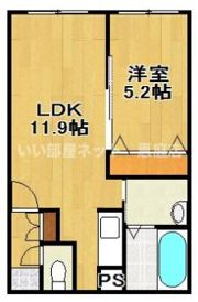 PERFECT PARTNER RESIDENCE B棟の間取り画像