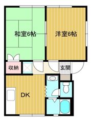 サンハイツの間取り画像