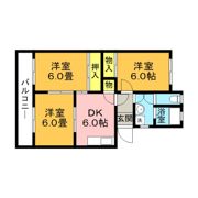 コーポラス高雄の間取り画像