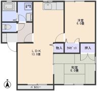 ミューチュアルLPⅡの間取り画像