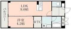 フラワーラブⅡの間取り画像