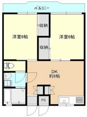 レジデンスハラの間取り画像