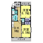 フローリッド清水の間取り画像