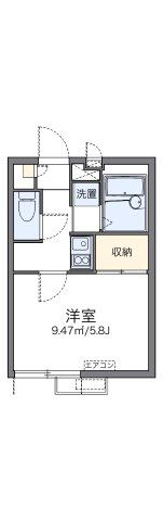 レオパレススターの間取り画像