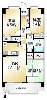 ライフステージ武蔵野の間取り画像