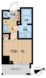 レジデンス大森の間取り画像