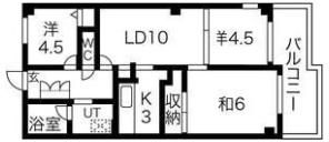 リブレ待兼山の間取り画像