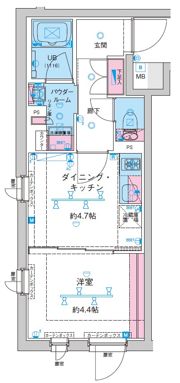 GENOVIA新大塚の間取り画像
