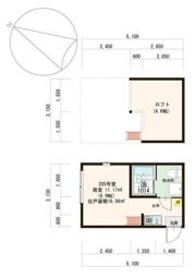 Stage蓮沼町Ⅱ BT別浴槽有 ミニ冷 ネットフリー 100付の間取り画像