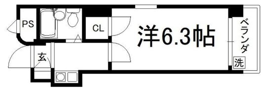 プラザ出水通の間取り画像