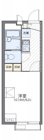 レオパレスメルシー新和Ⅱの間取り画像