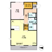 セントラル パル 武蔵浦和の間取り画像