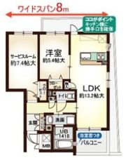 ベルデパティオの間取り画像