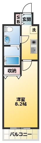 らふぃね壱番館の間取り画像