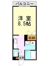 クィーンヒルズ立願寺参番館の間取り画像